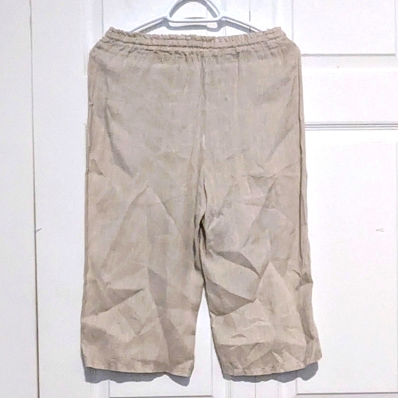 Linen Capris - Made in Italy - Small - Picture 4 of 7